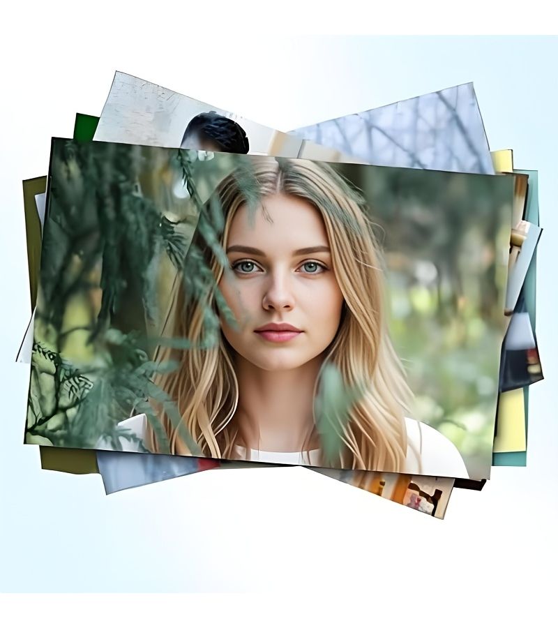 10 Pcs Custom Photo Prints High Definition Photo Paper DIY Photo Wall Anniversary Gift For Girlfriend Boyfriend Mom Mobile Upload Growth Record Pet Portrait Family Image Collection 3 Inches - Image 1