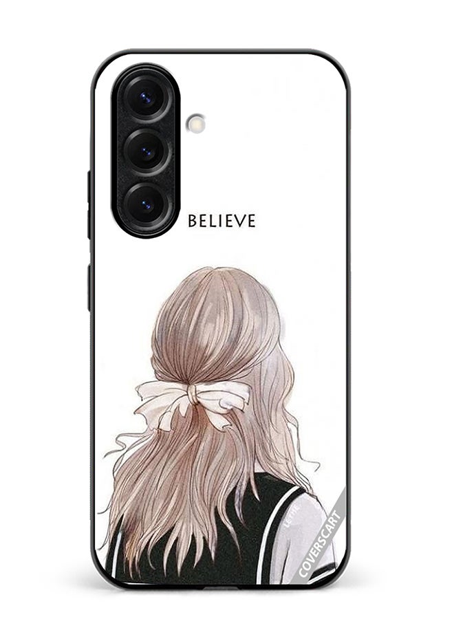 VR CREATIVE Protective Case Cover For Samsung Galaxy S25 Plus Believe With Girl Design Multicolour