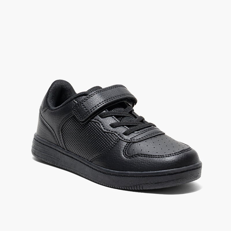 Amica Kids School Shoes feature high-quality vegan leather, Single Velcro closure, cushioned memory foam insoles, and an anti-slip rubber outsole for lightweight, breathable all-day comfort and durability. - Image 2