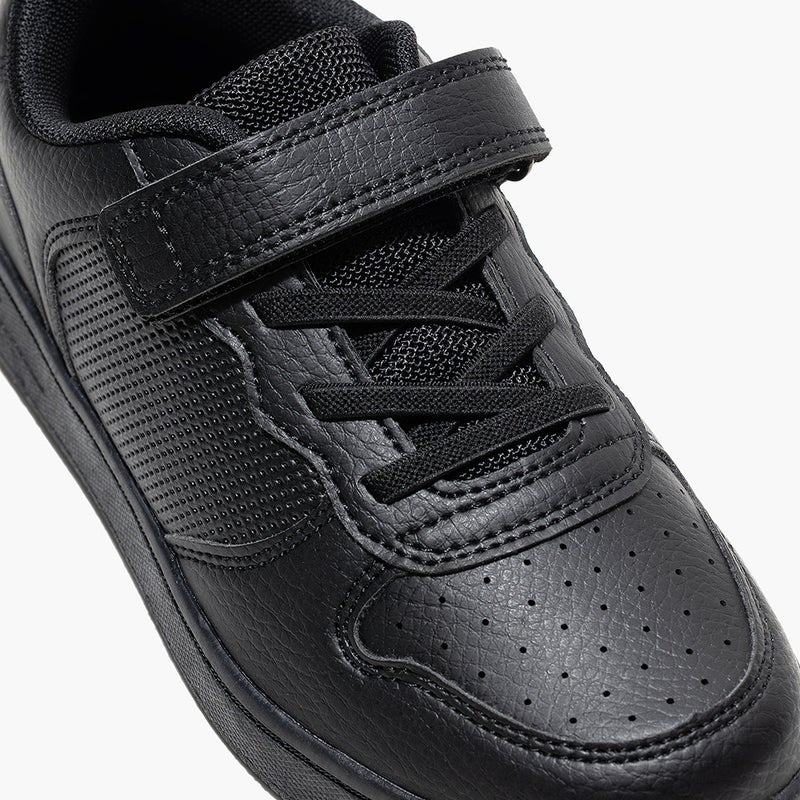 Amica Kids School Shoes feature high-quality vegan leather, Single Velcro closure, cushioned memory foam insoles, and an anti-slip rubber outsole for lightweight, breathable all-day comfort and durability. - Image 4