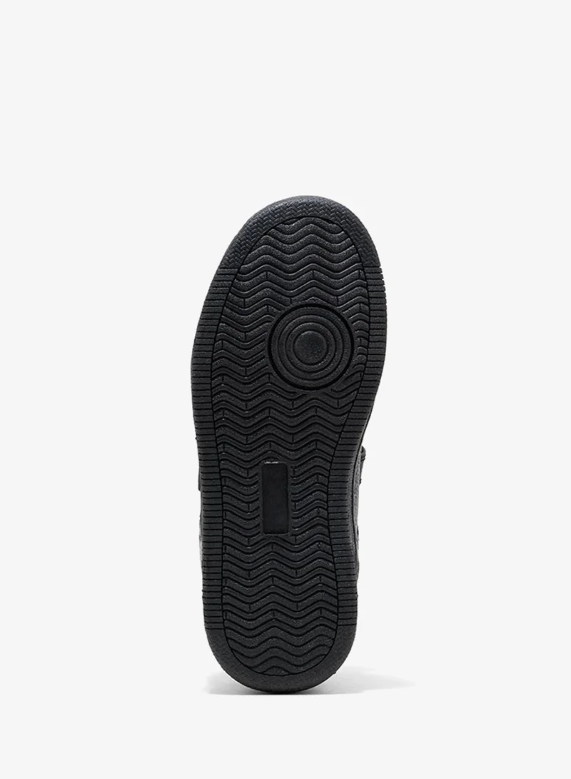 Amica black Amica Kids School Shoes, Single Velcro closure, cushioned memory foam insoles, and an anti-slip rubber outsole for lightweight, breathable all-day comfort and durability.  | Best Price UAE