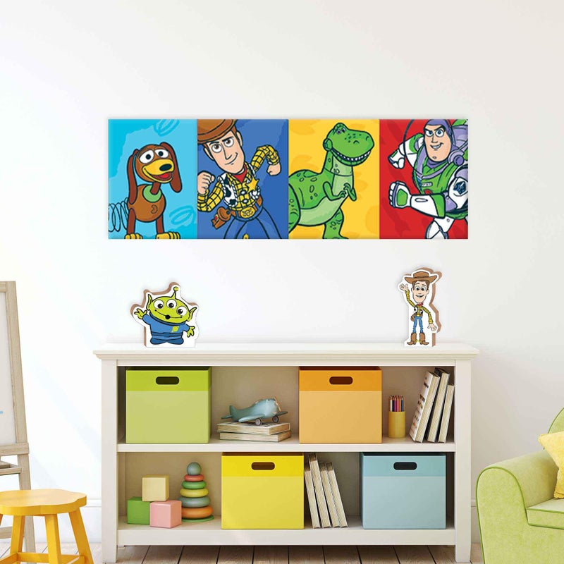 Open Road Brands Disney Pixar Toy Story 2 Cowboy Woody Shelf Sitter Decor - Chunky Wood Block Cutout for Kids' Bedroom, Play Room or Nursery - Image 5