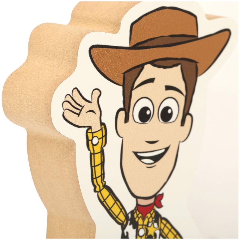 Open Road Brands Disney Pixar Toy Story 2 Cowboy Woody Shelf Sitter Decor - Chunky Wood Block Cutout for Kids' Bedroom, Play Room or Nursery - Image 4
