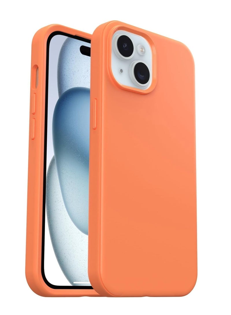 BORTONY iPhone 15 Protective Case 6.1 Inch Liquid Gel Silicone Rubber Soft Silky Touch iPhone 15 Cover Anti Scratch Shockproof Case Compatible with Apple iPhone 15 - Image 1