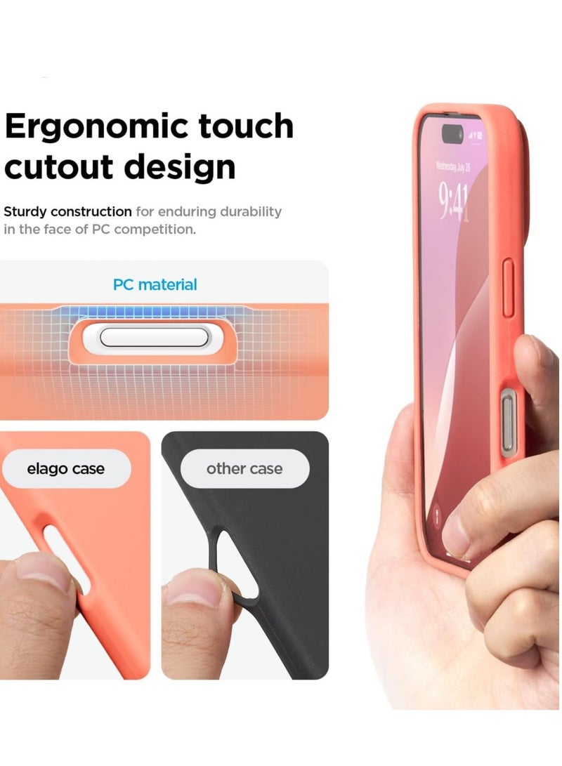 BORTONY iPhone 15 Protective Case 6.1 Inch Liquid Gel Silicone Rubber Soft Silky Touch iPhone 15 Cover Anti Scratch Shockproof Case Compatible with Apple iPhone 15 - Image 5