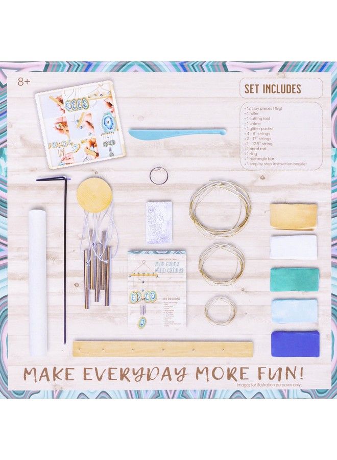 Hapinest Make Your Own Clay Geode Wind Chime Craft Kit Gift For Girls Boys Ages 8 9 10 11 12 And Teen Years And Up - Image 4