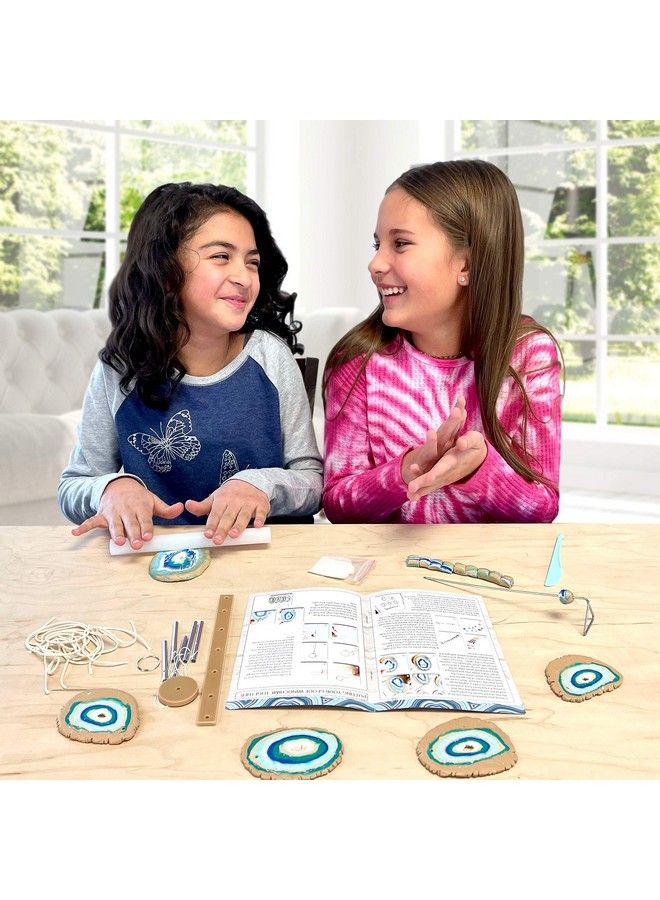 Hapinest Make Your Own Clay Geode Wind Chime Craft Kit Gift For Girls Boys Ages 8 9 10 11 12 And Teen Years And Up - Image 5