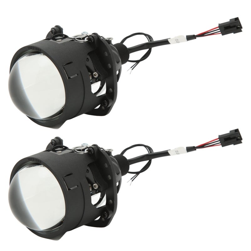 Sanvi Bi LED Projector Lens - H1 H4 H7 HB3 HB4 D1 Compatible Car Headlight Retrofit Kit for Clear High Low Beam - Image 2