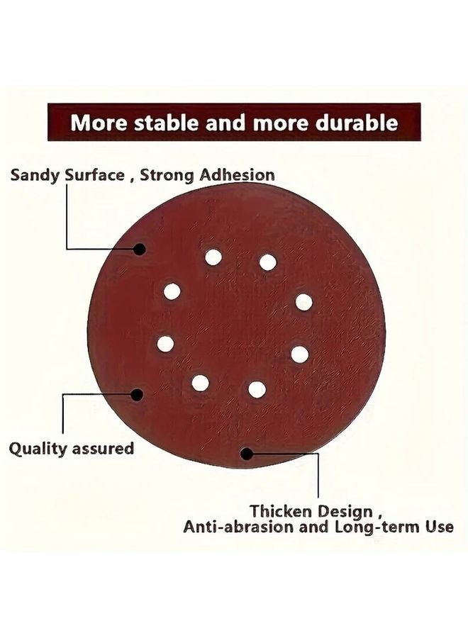 10pcs 240 Grit Round Sandpaper Discs For Metal Wood Angle Grinder Sander - Image 5