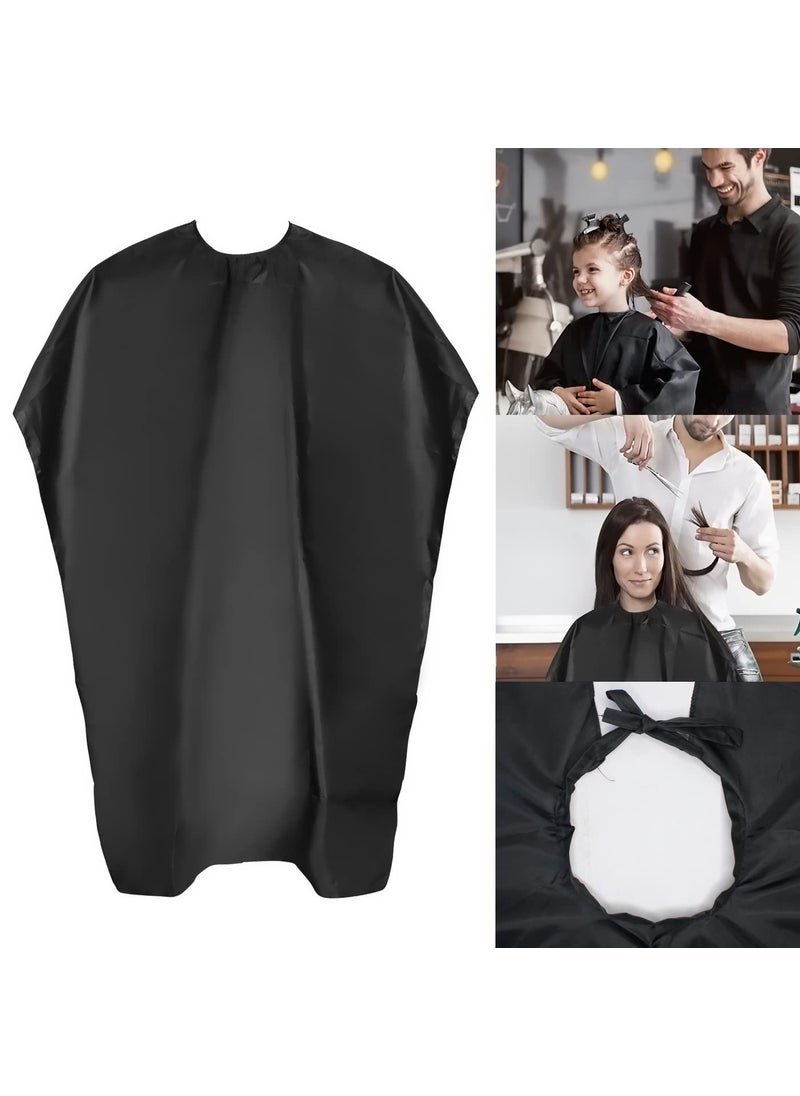 Confidence - Confidence Barber Hair Cutting Sheet Apron Hairdressing Salon Accessories (Black) - Image 1