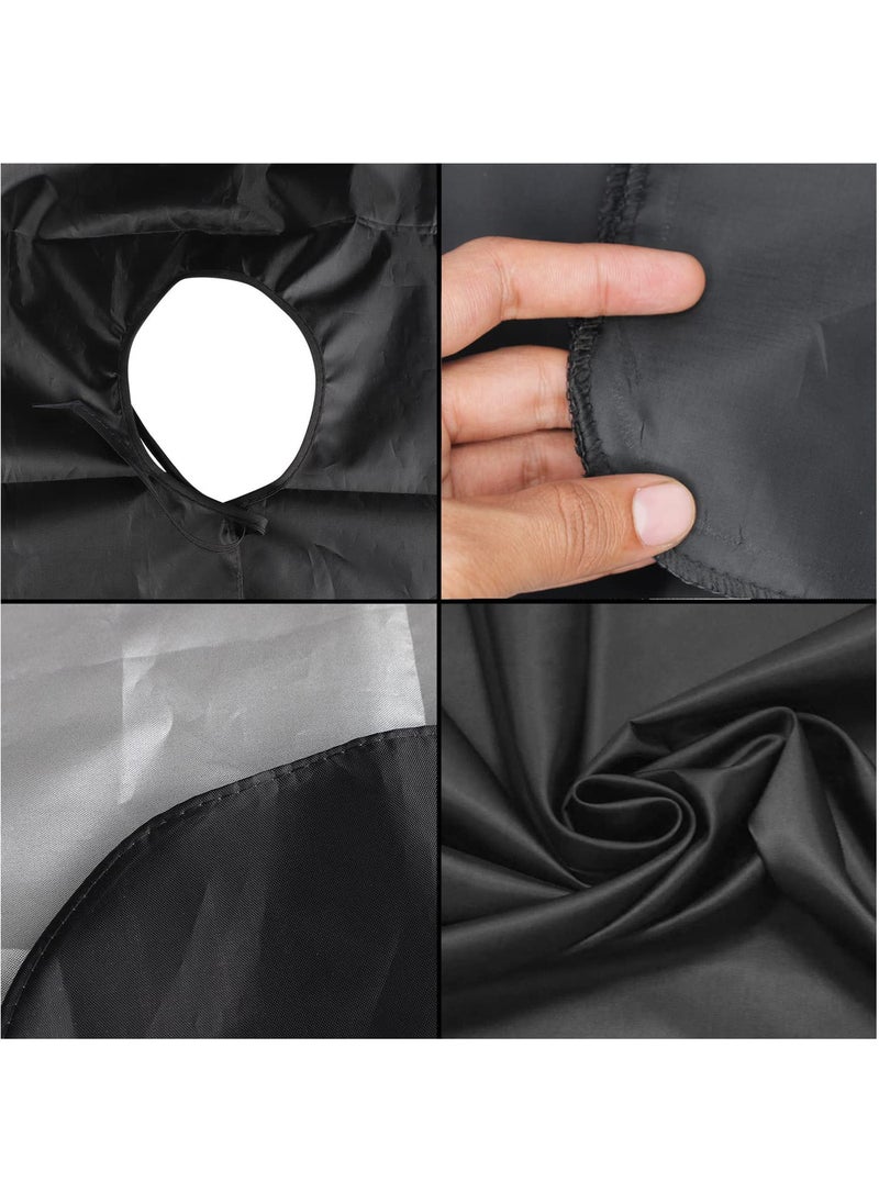 Confidence - Confidence Barber Hair Cutting Sheet Apron Hairdressing Salon Accessories (Black) - Image 1