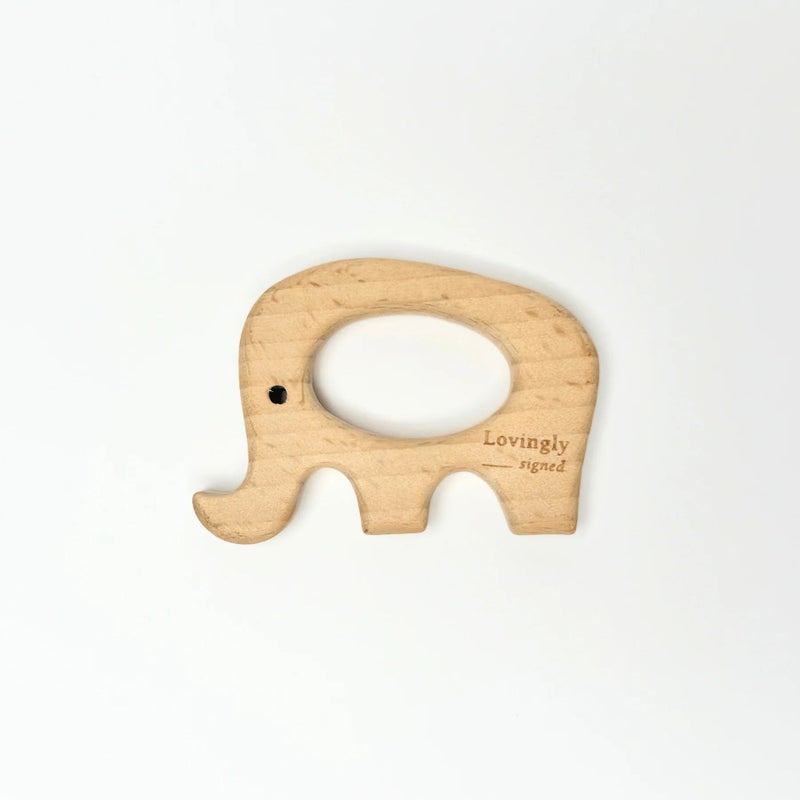 Elephant Wooden Teether