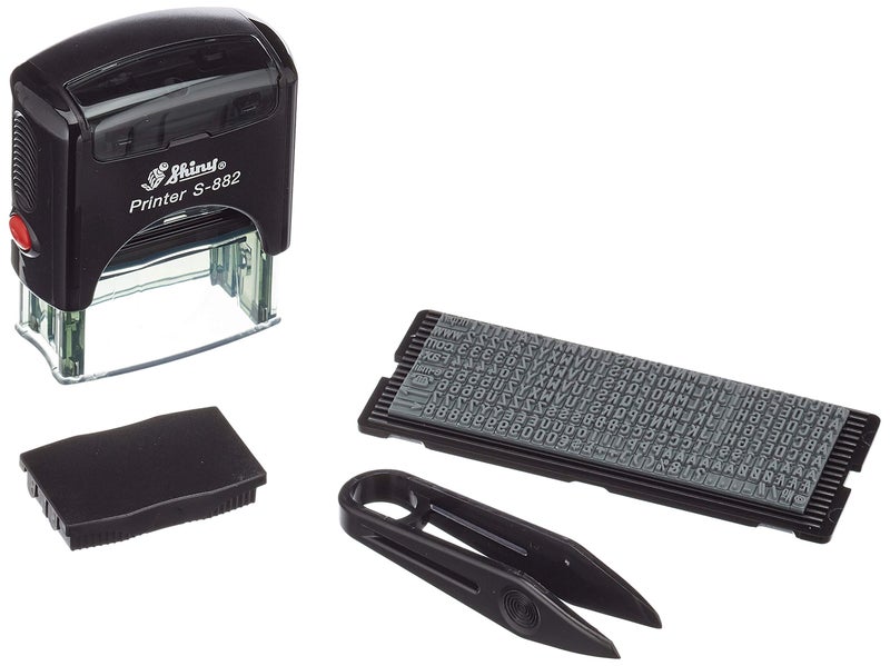 Shiny S-882 Self Inking Stamp Printing Kit DIY Set - Image 1