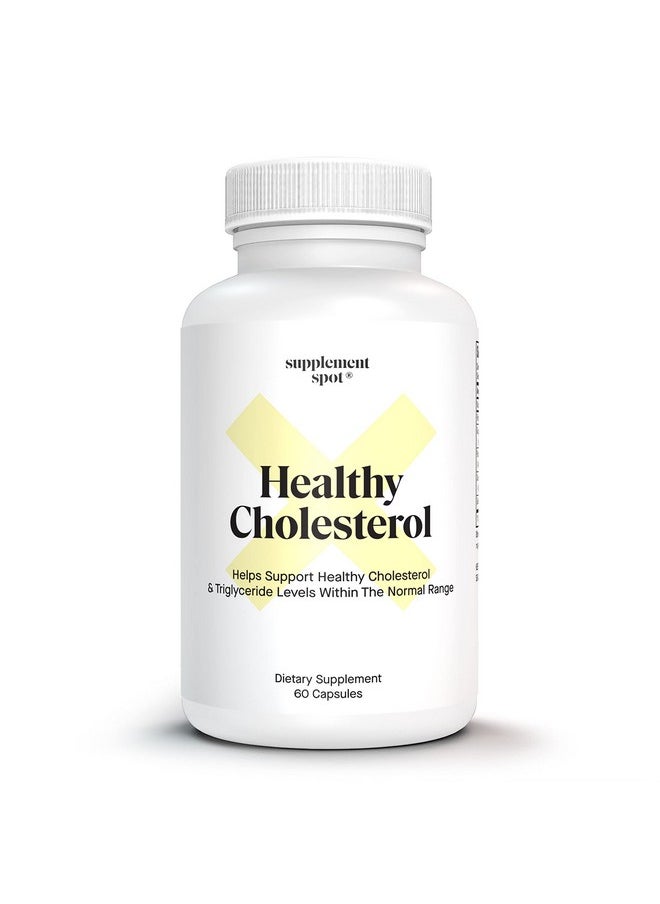 Cholesterol Lowering Supplements Vitamin B3 Beta Sitosterol & Cayenne Pepper Supplements For Heart Health Lower Cholesterol Supplements For Cholesterol Control (60 Capsules)