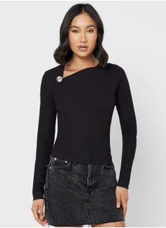 One Shoulder Knot Top