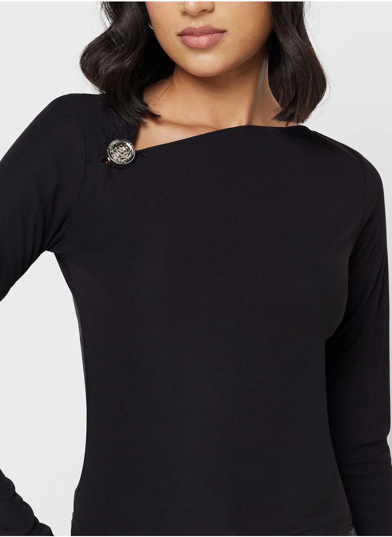 GUESS - One Shoulder Knot Top - Image 1