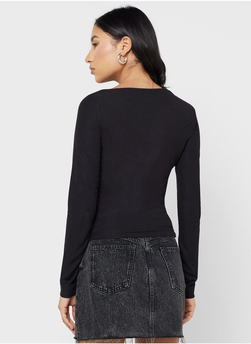 GUESS - One Shoulder Knot Top - Image 1