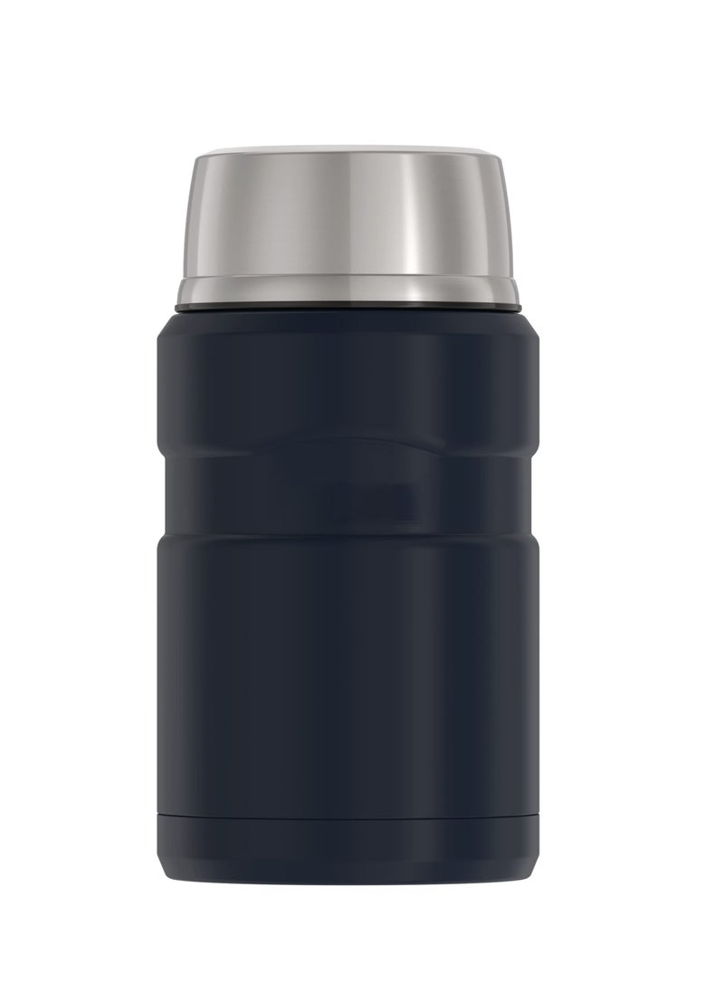 SYOSI Stainless King Vacuum-Insulated Food Jar, 24 Ounce, black  - Image 1