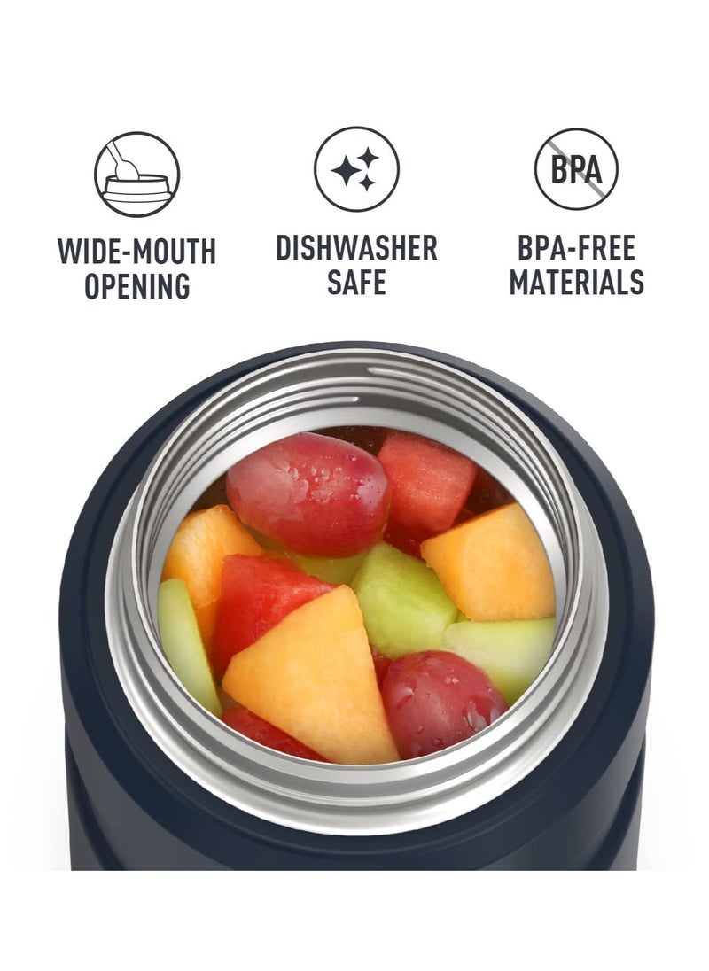 SYOSI Stainless King Vacuum-Insulated Food Jar, 24 Ounce, black  - Image 3