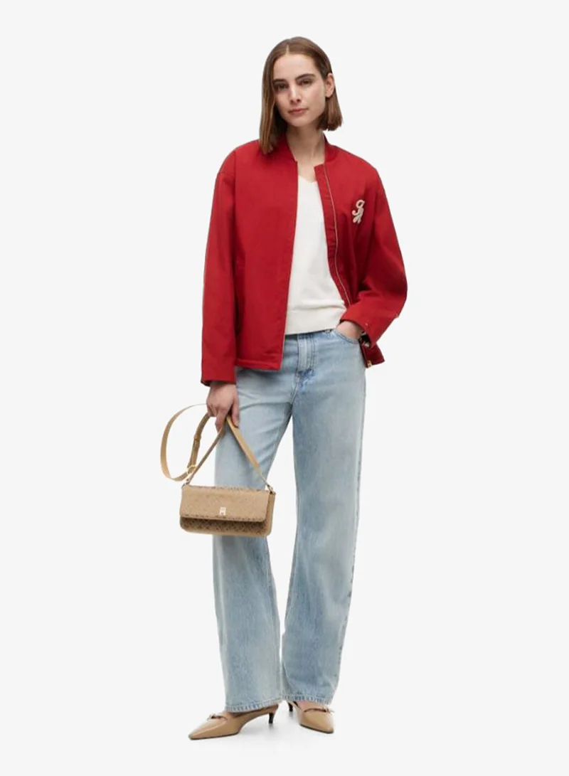 TOMMY HILFIGER TH Monogram Jacquard Weave Crossbody Bag