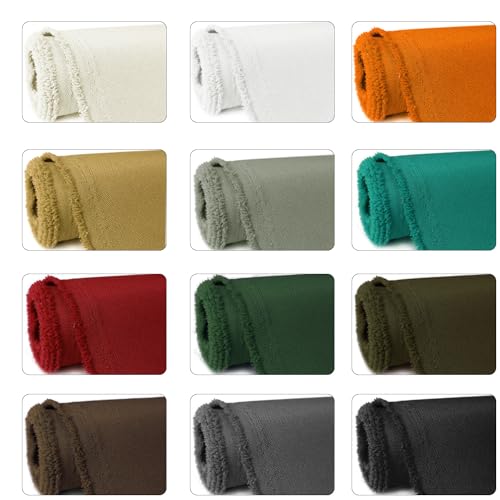 Konelia Waterproof Canvas Fabric by The Yard 58inch 600D Upholstery Material Polyester Fabric Outdoor Water Resistant Fabric for Sewing Chair Patio Cushion Purse Bag Interior, Pre Cut 3 Yard Ivory - Image 4