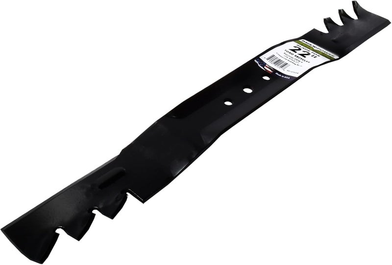 Max Power 331376XB Commercial Mulching Mower Blade for 22" Toro Recyclers, Replaces OEM no. 108-9764-03, 131-4547-03, Black - Image 2