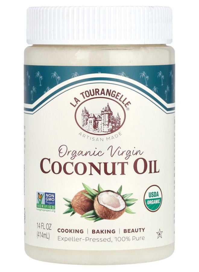 La Tourangelle Organic Virgin Coconut Oil 14 fl oz (414 ml) 