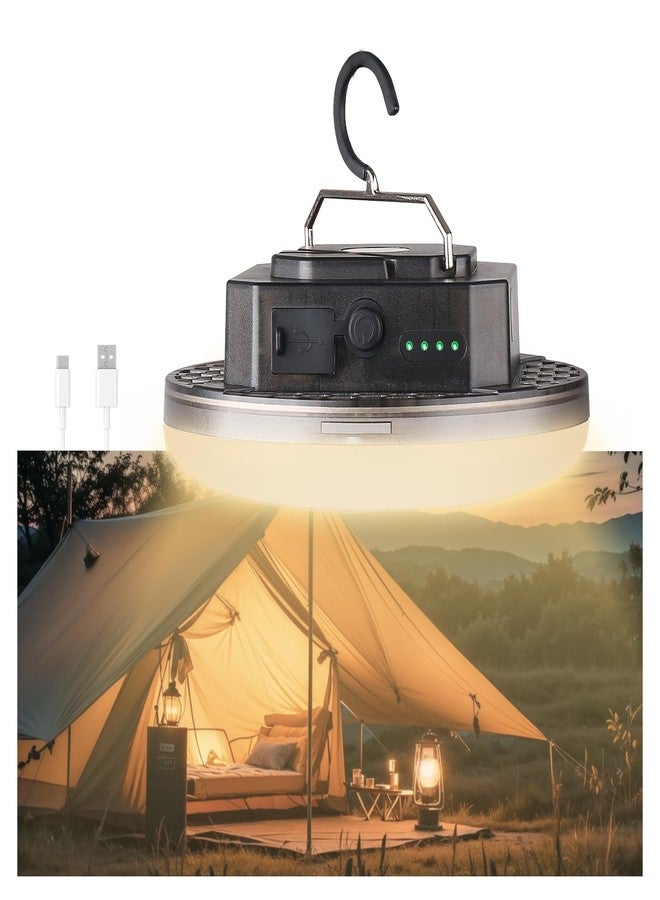 Trliradyn Camping Hanging Tent Light Emergency Power Outage Lantern Home Use 5000LM 3 Modes IPX5 Waterproof Outdoor Walking Rock Climbing Work Rechargeable Camping Light for Emergency & Gift - Image 1