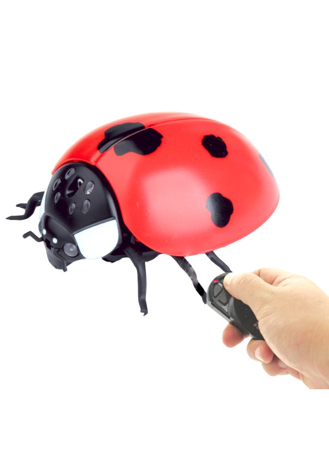 Realistic Remote Control Snake Prank Electric Scary Toy Insect Animal Shake Control Cockroach Centipede Novelty Gag Gift-Color:9922 Ladybug  - Image 1