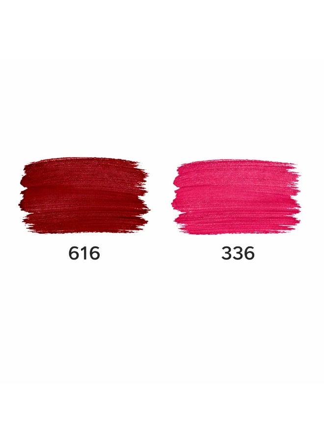 Barva Natural & Moisturising Lipsticks made using Clarified Butter, Kokum butter and Mineral Colours, 4.3g (Pack of 2) (Burgundy 206 & Fuchsia 336) - Image 2