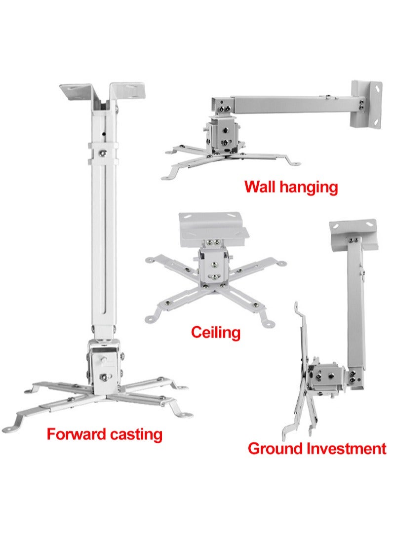 فلاشهوك جهاز عرض سقف عالمي ، جهاز عرض على الحائط قابل للتعديل للمكتب المنزلي - Image 4