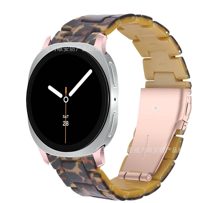 سوار ساعة ذكية سوار راتنج متوافق مع Samsung Galaxy Watch 8 Classic بملاءمة قابلة للتعديل وحزام بديل للاستخدام اليومي باللون أخضر قابل للتعديل باللون الأخضر - Image 4