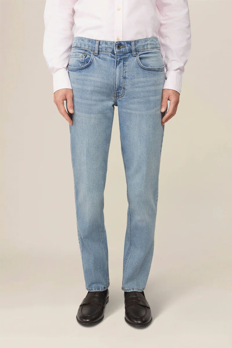 دوبل غانغر Men's regular fit 5-pocket jeans - LT Denim