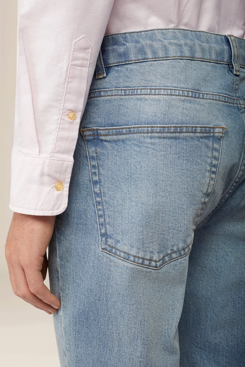 Doppelganger Blue Men's regular fit 5-pocket jeans - LT Denim for Men | Best Price UAE