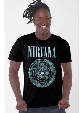 Rock&Roll Circle Circle Nirvana Black Short Sleeve Men's T-Shirt  - Image 1