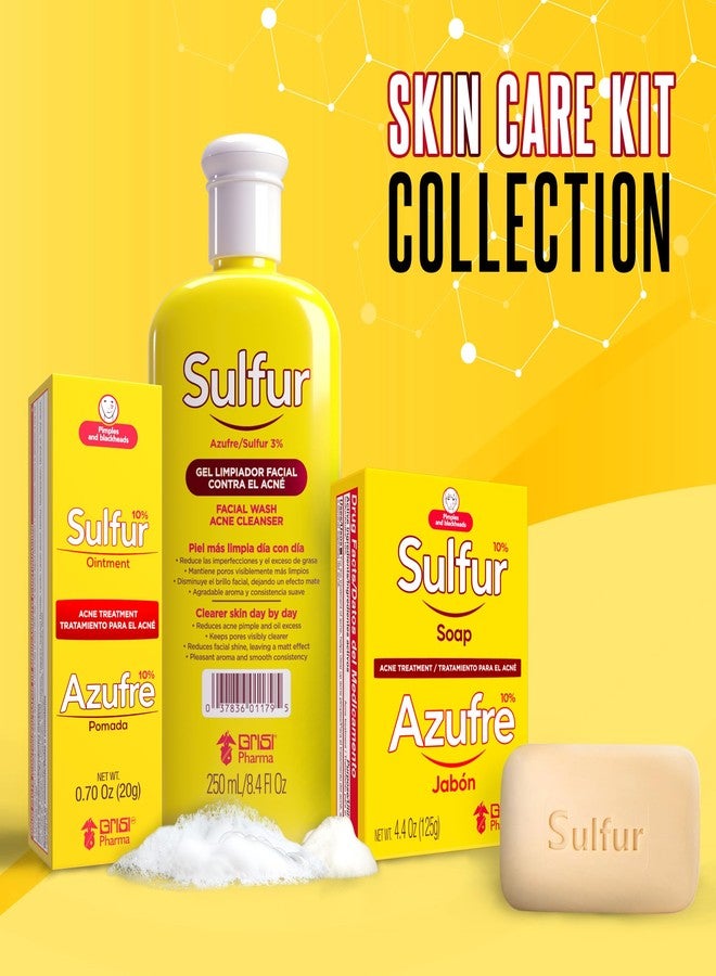 Grisi Sulfur Soap for Acne Treatment, Deep Cleansing Bar with 10% Azufre, Reduces Breakouts and Excess Oil, 4.4 oz, 6-Pack - Image 4