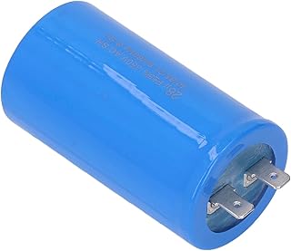 Uxsiya Uxsiya Start Run Motor Capacitor, CBB60 Run Capacitor Low Error 350VAC High Insulation Resistance 50/60Hz for Compressor  - Image 1