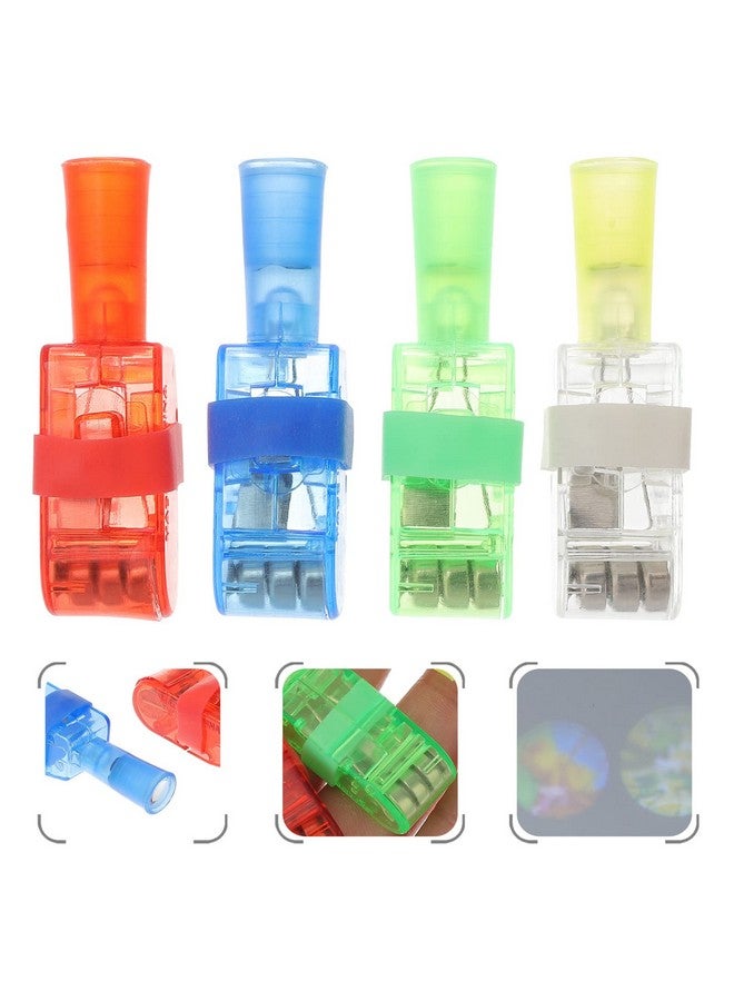 OSALADI 12Pcs Optical Fiber Finger Light Finger Flashing Party Prop Finger Light Projection Light Flashing Light For Party - Image 3