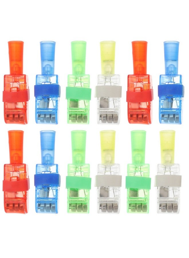OSALADI 12Pcs Optical Fiber Finger Light Finger Flashing Party Prop Finger Light Projection Light Flashing Light For Party - Image 1
