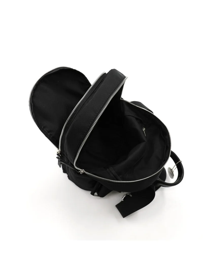 مارينا جالانتي Marina Galanti Women's Castiadas Nylon Backpack with Adjustable Removable Strap – Black