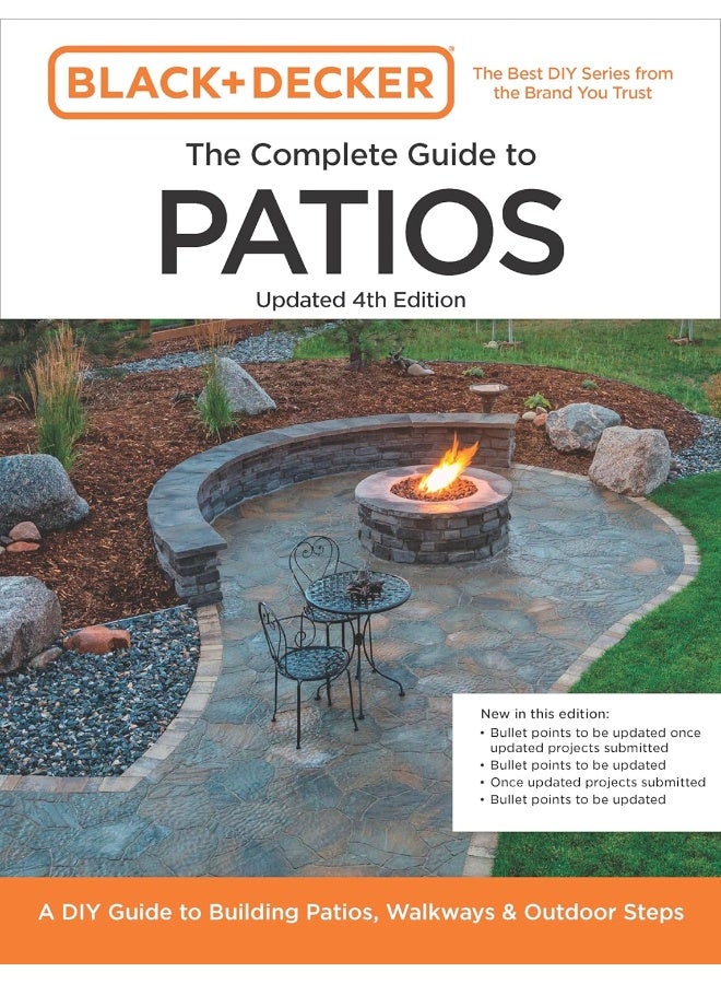 Black and Decker Complete Guide to Patios 4th Edition: A DIY Guide to Building Patios, Walkways, and Outdoor Steps - Image 1