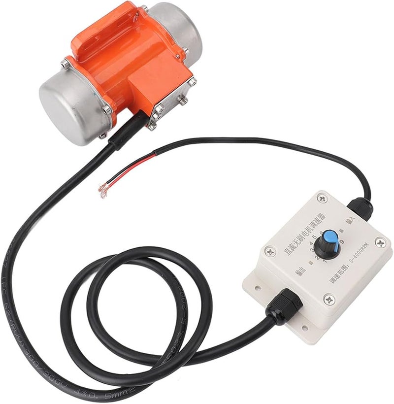 50 واط محرك اهتزاز الخرسانة DC بدون فرش IP65 هزاز كهربائي مع وحدة تحكم السرعة - Image 4