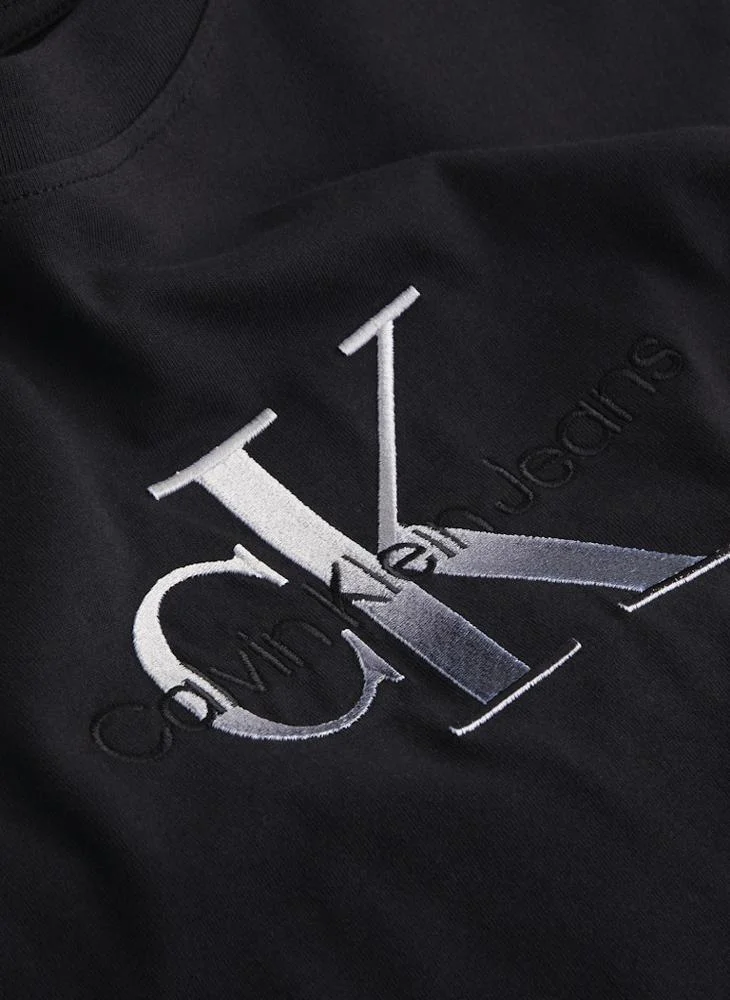كالفن كلاين جينز Logo Detail Knitted T-Shirt