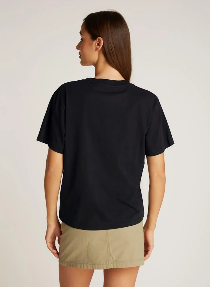 Calvin Klein Jeans Logo Detail Knitted T-Shirt