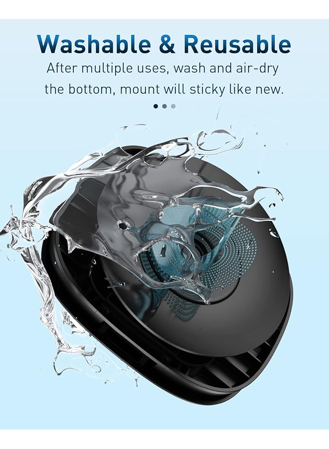 كاست ويف حامل هاتف محمول للسيارة، قابل للدوران 360 درجة، متوافق مع هواتف آيفون وسامسونج وأندرويد الذكية، مثبت على لوحة القيادة - Image 5