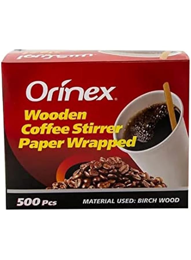 Orinex Wooden Coffee Stirrer 500 - Image 1