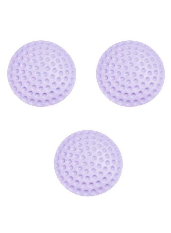 Kolorfish Rubber Wall Protector Door Knob (Purple) - Set of 3 - Image 1