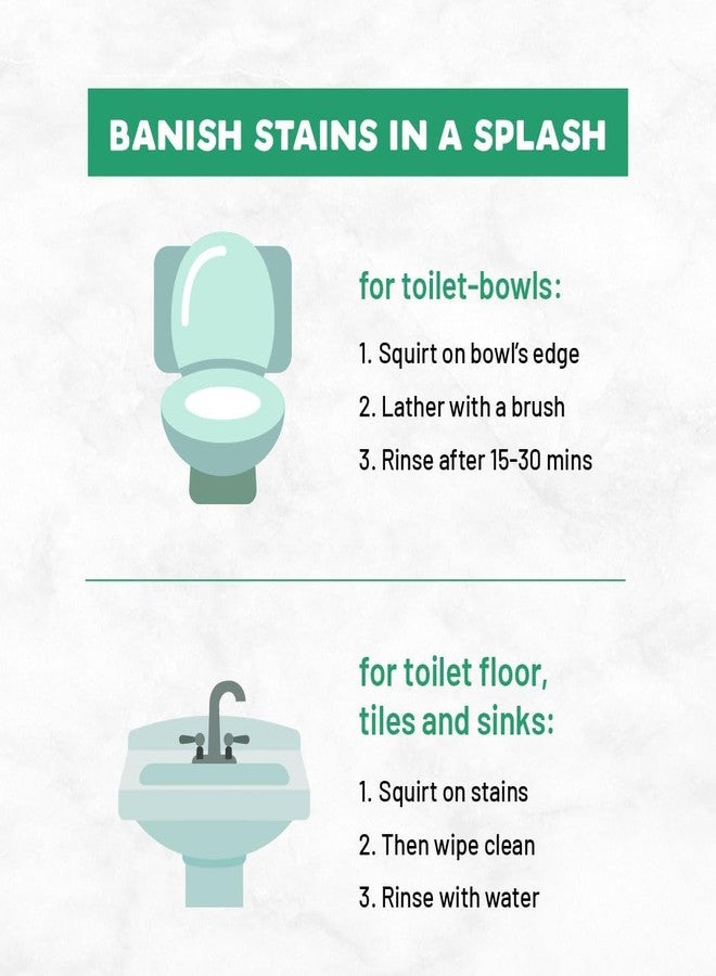 Born Good Industrial Grade Natural Toilet Bowl Cleaner | Arctic Air | Removes Yellow Stains, Limescale & Germs | Non-Toxic, Plant-Based, Biodegradable, Eco-Friendly | Organic (500mlx2) - Image 5