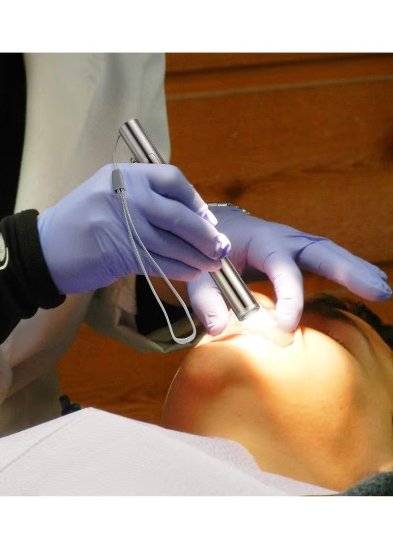 general Pen Medical Light Pen Light USB Rechargeable LED Flashlight Stainless Steel Flashlight for Doctors Students Doctors Doctors - Image 2