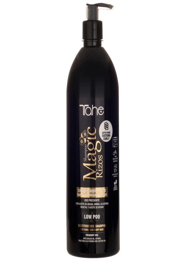 Tahe Magic Rizos Moisturizing Low Poo Shampoo for Curly and Wavy Hair, Suitable for the Curly Method, 1000ml - Image 1